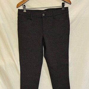 Ann Taylor Womens Size 8 Gray Ponte Fabric Skinny Leg Pants NWT